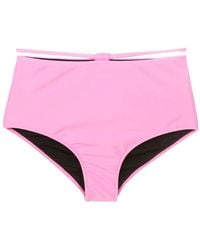 Gloria Coelho - Bragas de bikini de talle alto - Lyst