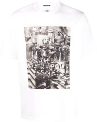 C.P. Company - Photography-print Cotton-jersey T-shirt - Lyst