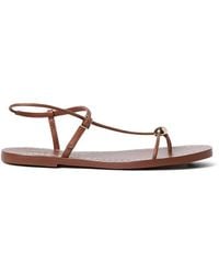 Loeffler Randall - Lara Ornament-Detail Strappy Flat Sandals - Lyst