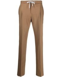 PT Torino - Elasticated-waist Tapered Trousers - Lyst