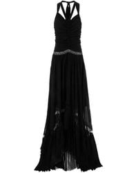 Blumarine - Ruched Pleated Dress - Lyst