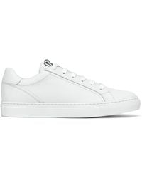 Brunello Cucinelli - Monili-embellished Leather Sneakers - Lyst