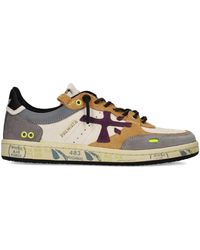 Premiata - Bskt Clay Panelled Sneakers - Lyst