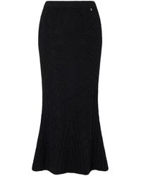 Liu Jo - Knit Midi Skirt - Lyst