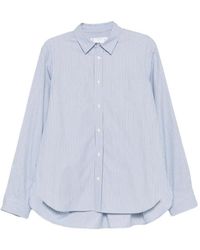 Sacai - Striped Layered Shirt - Lyst
