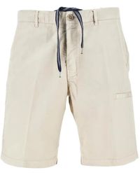 Aspesi - Drawstring Bermuda Shorts - Lyst