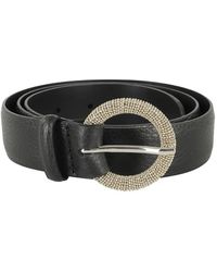 Orciani - Leren Riem Met Textuur - Lyst