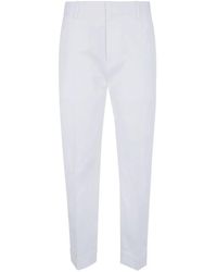 DSquared² - Pantalones De Algodón Con Placa Del Logo - Lyst