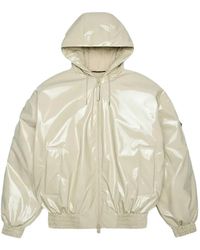 Rains - Lohja Insulated Hooded Bomber Jacket - Lyst