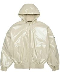 Rains - Lohja Insulated Hooded Bomber Jacket - Lyst