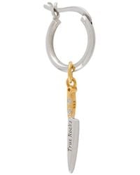True Rocks - Knife Hoop Earring - Lyst