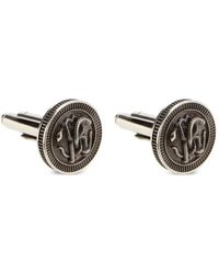 Roberto Cavalli - Mirror Snake-Embossed Cufflinks - Lyst