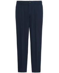 Calvin Klein - Pantalon Plissé À Taille Élastiquée - Lyst