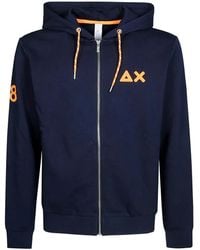 Sun 68 - Sudadera de algodón con capucha y parche del logo - Lyst