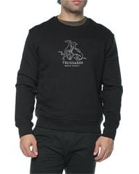 Trussardi - Girocollo Gentle Society Embroidered Sweater - Lyst