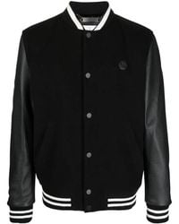 Philipp Plein - Bomberjacke Mit Totenkopf - Lyst