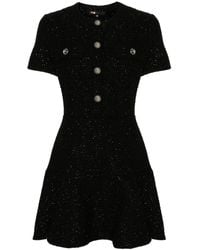 Maje - Tweed Mini-jurk - Lyst