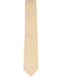Kiton - Floral-Pattern Silk Tie - Lyst