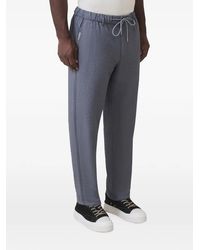 Mauvais - Drawstring-Waist Textured Trousers - Lyst
