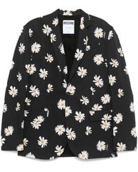 Moschino - Blazer Met Bloemenprint - Lyst