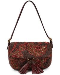 Maliparmi - Blossom Bead-Embroidered Shoulder Bag - Lyst