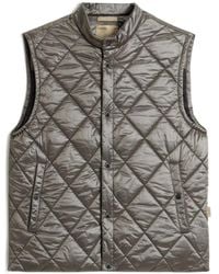 Woolrich - Diamond-Quilting Vest - Lyst