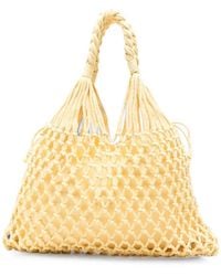 Frankie Shop - Naia Macramé-Knit Tote Bag - Lyst