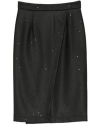 Manuel Ritz - Sequin-Embellished Midi Skirt - Lyst