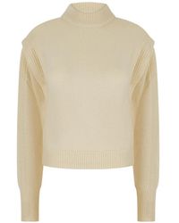 Alberta Ferretti - Virgin-Wool Sweater - Lyst