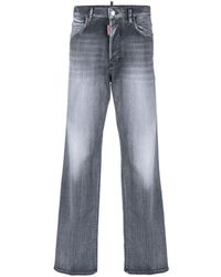 DSquared² - Gerade High-Rise-Jeans - Lyst