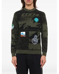 KENZO - Badge Crew - Lyst
