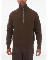 BOSS - Pull À Col Montant Zippé - Lyst