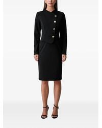 Joseph Ribkoff - Asymmetric Button-Up Midi Dress - Lyst