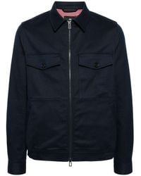 PS by Paul Smith - Flap-pocket Cotton-blend Jacket - Lyst