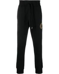 Versace Jeans Couture - Logo-Embroidered Cotton Track Trousers - Lyst