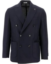 BRERAS Milano - Blazer con doble botonadura - Lyst