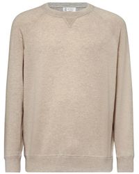 Brunello Cucinelli - Round-Neck Knit Jumper - Lyst