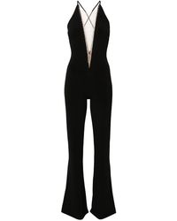 Nissa - Plunging V-Neck Jumpsuit - Lyst