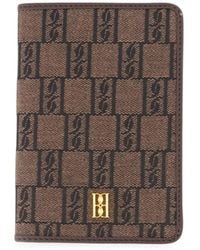 By Malene Birger - Étui Pour Passeport Cara À Motif Monogrammé - Lyst