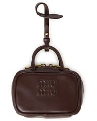 Miu Miu - レザーポーチ - Lyst