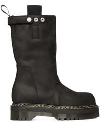 Rick Owens - X Dr. Martens Quad Sole Mid-Calf Boots - Lyst