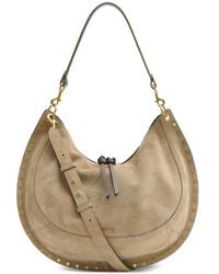 Isabel Marant - Oskan Soft L Suede Bag - Lyst