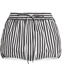 Dolce & Gabbana - Striped Poplin Culottes - Lyst