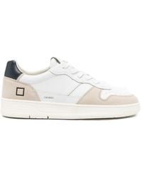 Date - Perforated Panel Sneakers - Lyst