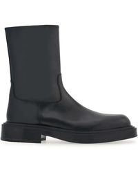 Ferragamo - Ankle Boot With Rounded Toe - Lyst