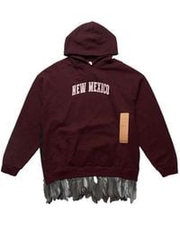 4SDESIGNS - New Mexico Feather-Trim Hoodie - Lyst