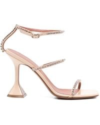 AMINA MUADDI - Gilda Heel Sandals - Lyst