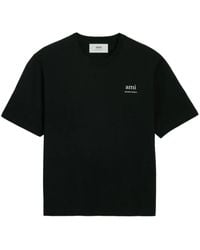 Ami Paris - Logo-Print Organic Cotton T-Shirt - Lyst