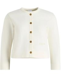 Patou - Cardigan Aus Baumwolle - Lyst