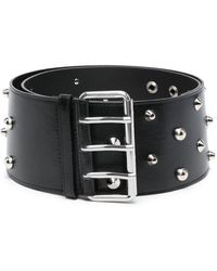 Blumarine - Spike Stud-embellished Leather Belt - Lyst